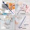 EOOUT 36pcs Mesh Zipper Pouch Puzzle Bags Zipper Bags for Organizing, Plastic Zipper Pouch in 11 Colors Letter Size A4 Size Puzzle Storage and Office Supplies